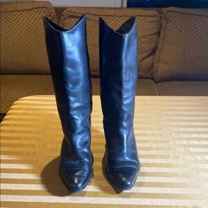 Black Heeled cowboy like Boots